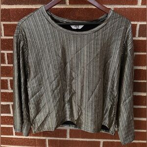 Jack by BB Dakota | Metallic Gold Black Party Top - Holiday or NYE Outfit